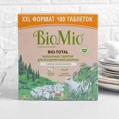 Таблетки для посудомоечной машины BioMio BIO-TOTAL с маслом эвкалипта, 100 шт
