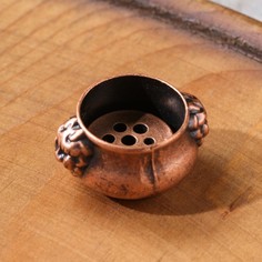 Подставка для любых благовоний Котелок, 3 х 1,5 см No Brand