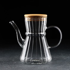 Чайник стеклянный заварочный «Эко. Восток», 800 мл, 18x11,5x17 см, без сита No Brand