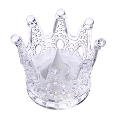 Свеча светодиодная Корона горит желтым (6 шт) No Brand