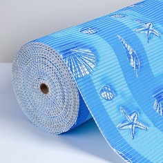 Коврик ПВХ Прибой, 0,80x15 м, цвет голубой No Brand