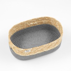 Корзина стеллажная Сканди, 260 х 160 х 100 мм, графит No Brand