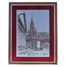 Картина "Манеж и Кутафья башня" 67х52 см No Brand