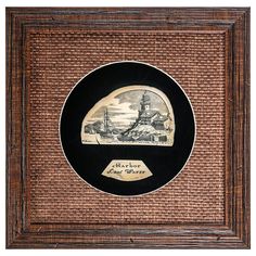 Панно из кости "Маяк" 32,5 х 32,5 см No Brand