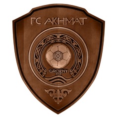 Панно из дерева "Герб ФК Ахмат" No Brand