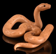 Скульптура из бивня мамонта "Змея" No Brand