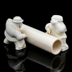 Скульптура из кости "Нефтепровод" No Brand