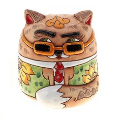 Копилка "Кот-босс" No Brand