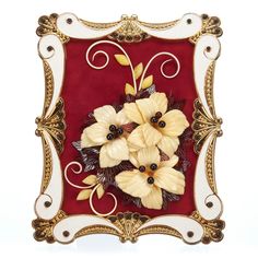 Сувенир "Открытка с цветами" No Brand