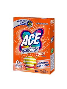 Пятновыводитель ACE Oxi Magic Color порошок без хлора 500 г A.C.E.