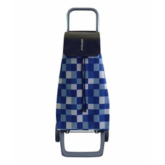 Сумка-тележка Rolser Jet Dama JET034 Azul Joy в клетку синяя