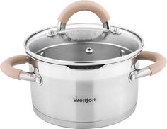 Кастрюля Wellfort Style крышка-дуршлаг 2,4 л