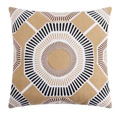 Наволочка декоративная 40х40 см, Circle beige, 100% хлопок Этель