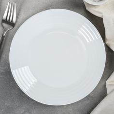 Тарелка десертная Luminarc Harena Asean, d=19 см, стеклокерамика, цвет белый(6 шт.)