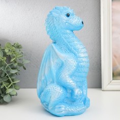 Фигурка "Дракон" 25,5х12х13 см, голубой No Brand