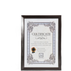 Фоторамка пластик формат А4 "Горький шоколад" 32,5х23,7 см Miram