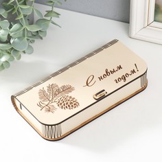 Шкатулка "Веточка" 17х8,5х3,5 см No Brand