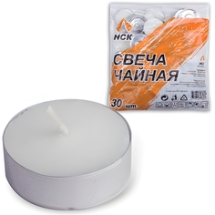 Набор из 3 шт, Свечи чайные в гильзе (590411) No Brand