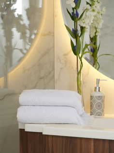 Полотенце Arya С Бахромой 50X90 Isabel Soft Белый