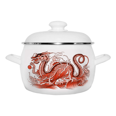 Кастрюля Hitt Дракон с крышкой 2 л