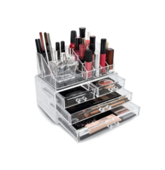 Органайзер для косметики COSMETIC ORGANIZER / TDK-005 /Органайзер с ящиками/прозрачный No Brand