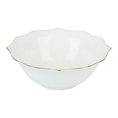 Салатник Nouvelle Home золотой кант 15 см 400 мл