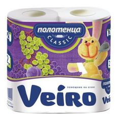 Бумажные полотенца VEIRO Classic 2 слоя 2 рулона