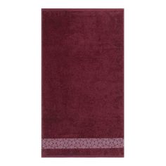 Полотенце DM Текстиль Cleanelly Basic Modello Argento 50 x 90 см махровое бордовое