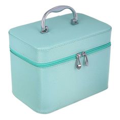 Шкатулка для украшений 23 х 15 х 16,5 см бирюзовая No Brand