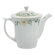 Заварочный чайник Royal Garden Эвкалиптовый венок фарфор белый 950 мл