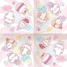 Салфетки бумажные Патибум Каваи сервировочный 33 x 33 см 12 шт