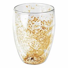 Стакан для напитков Atmosphere of art Aura Gold прозрачный 350 мл