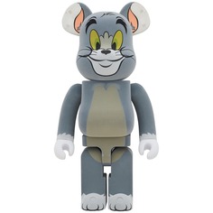 Фигурка Bearbrick Medicom Toy Tom Flocky Edition Tom and Jerry 1000%