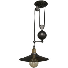 Светильник подвесной Minsk, 1 лампа, 9 м?, цвет черный Lamplandia