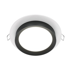 Светильник встраиваемый VOLTEGA Ноор GX53 1x15 Вт черно/белый