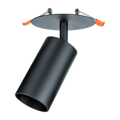 Светильник встраиваемый поворотный Navigator Батор 1х20 Вт GU10 черный