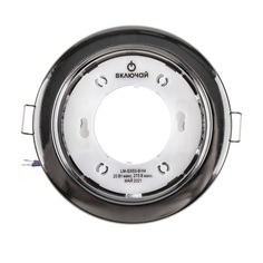 Светильник встраиваемый Включай 1х20 Вт GX53 черный хром No Brand