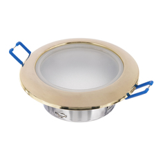 Светильник встраиваемый влагозащищенный Fametto Лессен золото IP44