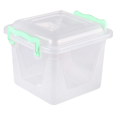 Контейнер с крышкой 19,5х19,5х17,5 см 4 л No Brand