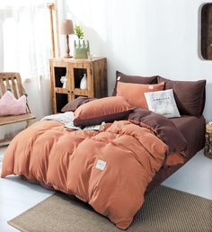 Комплект постельного белья Winni (Mency) 180х220 Winni 2-х спал оранж-корич 111w2