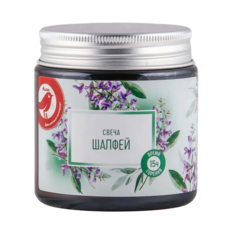 Свеча ароматическая в банке АШАН Красная птица Шалфей