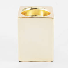 Подсвечник 7 см для чайной свечи металл золотистый Fantastic gold Kuchenland