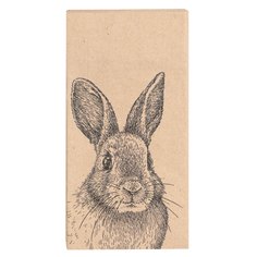 Салфетки бумажные 33x33 см 20 шт прямоугольные Кролик Easter Kuchenland