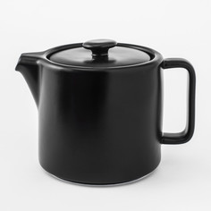 Чайник заварочный, 1,1 л, фарфор Р, черный, Matte black Kuchenland