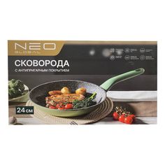 Сковорода Neo Global антипригарная 24 см No Brand