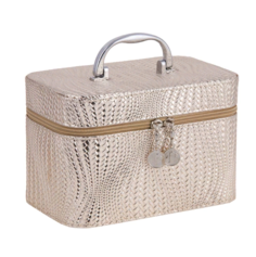 Шкатулка для украшений 21x13x14 см желтая No Brand