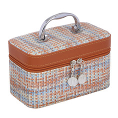 Шкатулка для украшений 19x10,5x10,5 см оранжевая No Brand