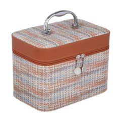Шкатулка для украшений 23x15x16,5 см оранжевая No Brand