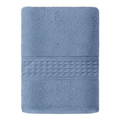 Полотенце Home & Style Verona 50x90 см маxровое синий деним
