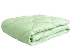 Одеяло Мягкий сон Белый бамбук стеганое 205x140 см светло-зеленое